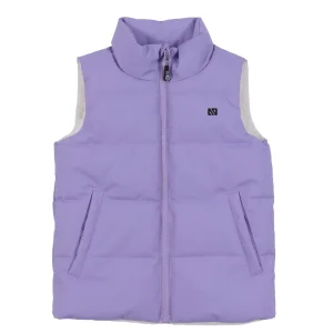 Veste matelassé réversible sans manches - F2604-12 - Lilas - 2 à 10 ans