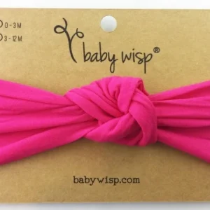 Bandeau turban à noeuds - Fuschia