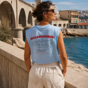 T-SHIRT MALMOUSQUE II WT - PASTEL BLUE