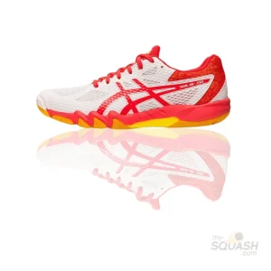 Asics Gel-Blade Chaussures de squash Femme Blanc laser rose