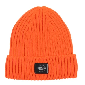 Tuque d’hiver en tricot F26TU211 - Orange - 7 à 14 ans