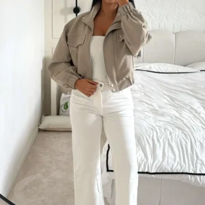City-Bomber taupe clair