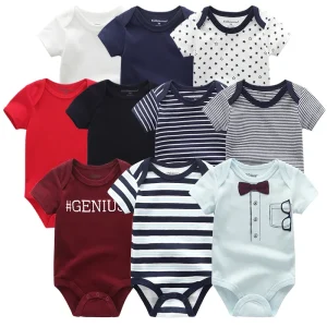 Pack de 5 Bodies Bébé Coton Doux
